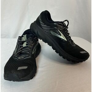 Brooks Ghost 12 GTX Gore-Tex Black Running Shoes 1202991B010 Womens 7.5